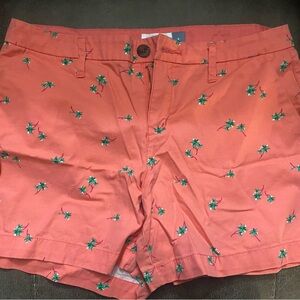 Old Navy Coral Palm Print Women's Shorts